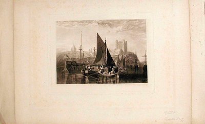 Rochester am Fluss Medway von Joseph Mallord William Turner