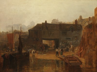 Saltash mit der Wasserfähre, Cornwall, 1811 von Joseph Mallord William Turner