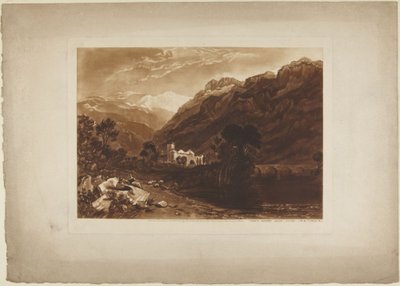 Szene in den Alpen von Joseph Mallord William Turner