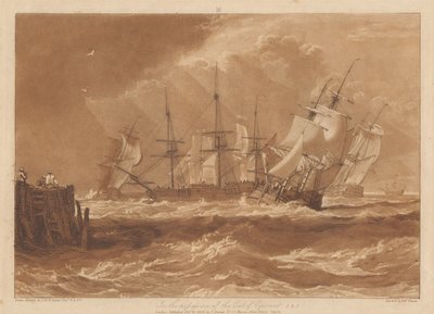 Schiffe in einer Brise von Joseph Mallord William Turner