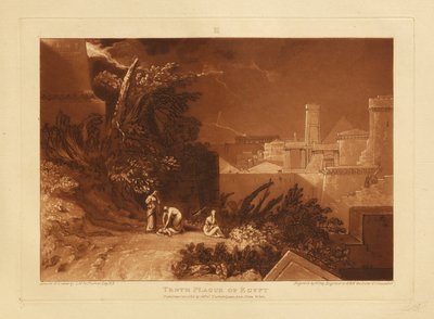 Die zehnte Plage Ägyptens von Joseph Mallord William Turner