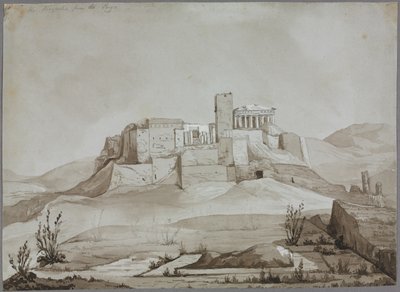 Die Akropolis vom Pnyx, Athen, Griechenland von Joseph Mallord William Turner