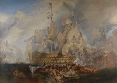 Die Schlacht von Trafalgar, 21. Oktober 1805 von Joseph Mallord William Turner