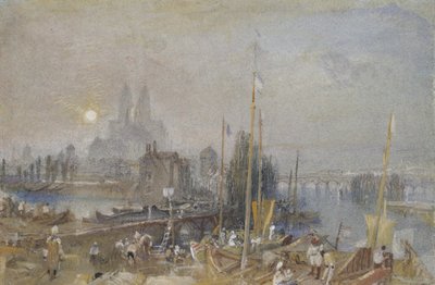 Der Kanal von Loire und Cher, nahe Tours, ca. 1830 von Joseph Mallord William Turner