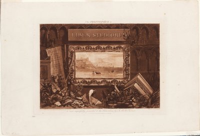 Das Frontispiz zu Liber Studiorum von Joseph Mallord William Turner