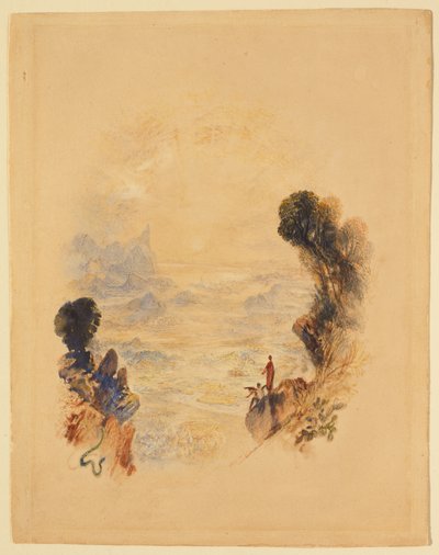 Die Versuchung Christi auf dem Berg von Joseph Mallord William Turner