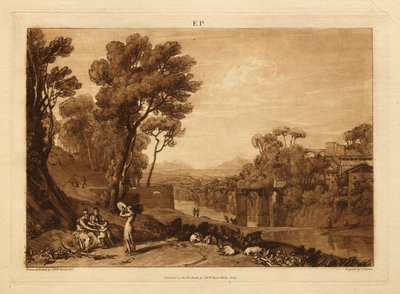 Die Frau und das Tamburin von Joseph Mallord William Turner