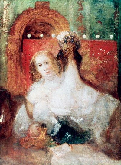 Zwei Frauen mit einem Brief, ca. 1830 von Joseph Mallord William Turner