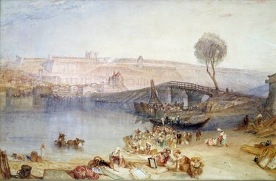 Ansicht des Geländes und des Schlosses von Saint Germain en Laye (Gemälde von Joseph Mallord William Turner) von Joseph Mallord William Turner