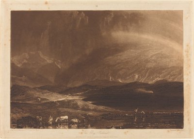 Torfmoor, Schottland von Joseph Mallord William Turner and George Clint