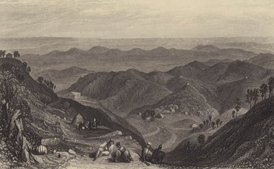 Mussoorie und das Doon, von Landour von after Joseph Mallord William Turner