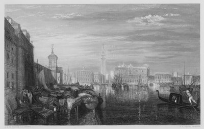 Venedig, Der Große Kanal, aus dem Bild in der Vernon Gallery von after Joseph Mallord William Turner