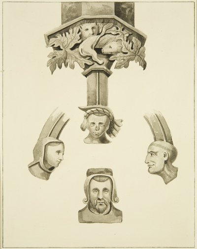 Kragsteine in St. Mark