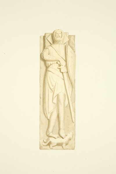 Abbild von Robert de Berkeley in St. Mary Redcliffe von Joseph Manning