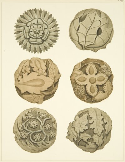 Gewölbesteine (Bossen) in der Decke der Redcliffe Kirche von Joseph Manning