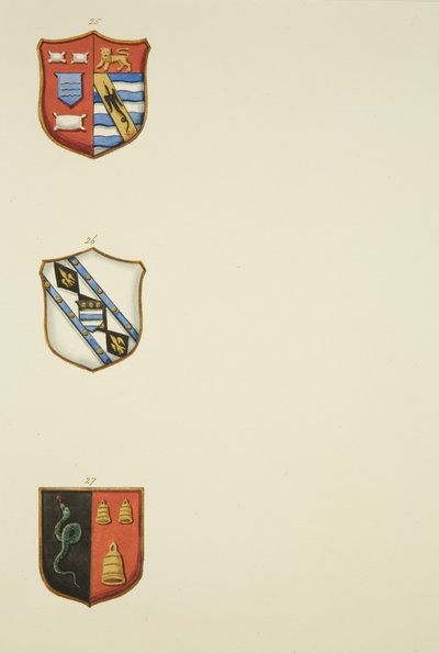 Monumentale Wappen in der St. Augustinus Kirche von Joseph Manning