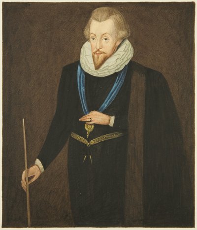 Porträt im Rathaus von Robert Cecil, Earl of Salisbury von Joseph Manning