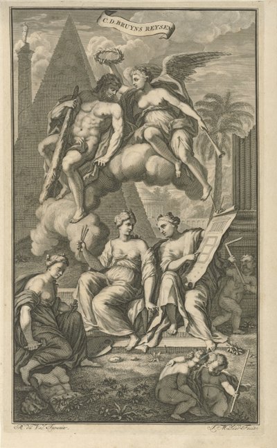 Herkules gekrönt von Victoria von Joseph Mulder