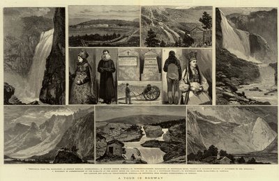 Eine Reise in Norwegen von Joseph Nash