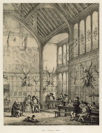 Halle, Ockwells, Berks von Joseph Nash