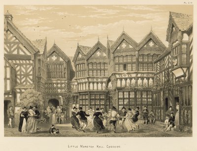 Little Moreton Hall, Cheshire von Joseph Nash