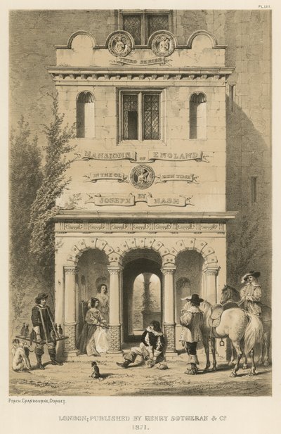 Vorhalle, Cranbourne, Dorset von Joseph Nash