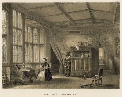 Zimmer, das zur Kapelle führt, Knowle, Kent von Joseph Nash
