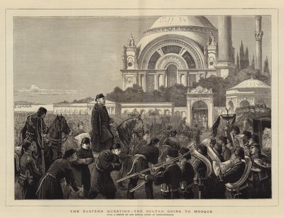 Die östliche Frage, der Sultan geht zur Moschee von Joseph Nash