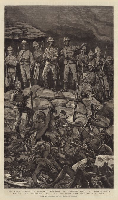 Der Zulukrieg, die tapfere Verteidigung von Rorke