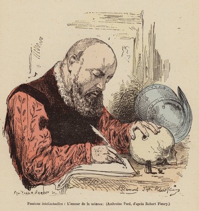 Liebe zur Wissenschaft von Joseph Nicolas (after) Robert Fleury