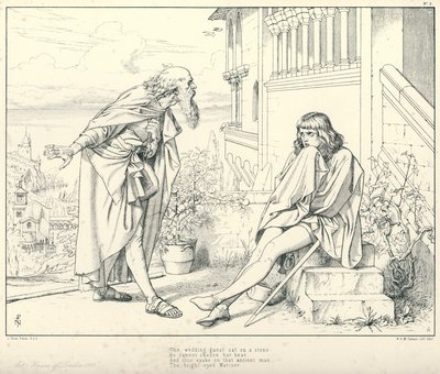 Illustration für Coleridges Rime of The Ancient Mariner von Joseph Noel (after) Paton
