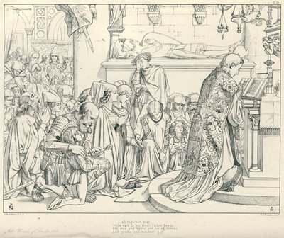 Illustration für Coleridges Rime of The Ancient Mariner von Joseph Noel (after) Paton