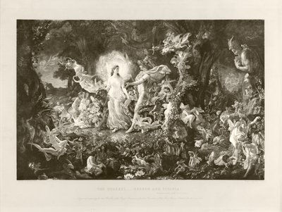 Der Streit - Oberon und Titania von Joseph Noel Paton