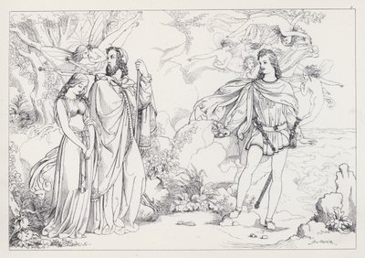 Der Sturm, Akt I, Szene 2 von Joseph Noel after Paton