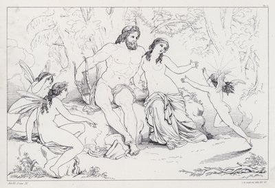 Prometheus Unbound, Akt III, Szene 4 von Joseph Noel after Paton