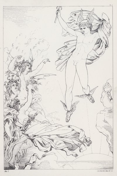 Prometheus Unbound, Akt I von Joseph Noel after Paton