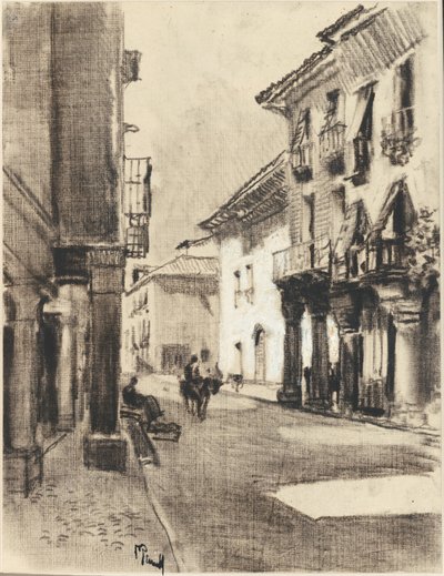 Calle Mayor Alcalá von Joseph Pennell