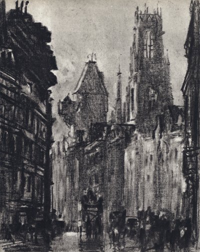 Fleet Street von Joseph Pennell