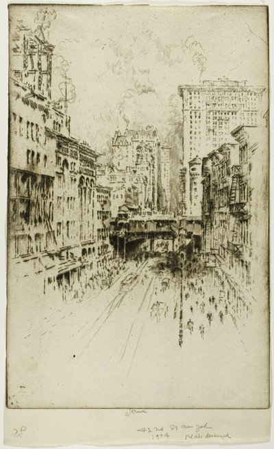 42. Straße von Joseph Pennell