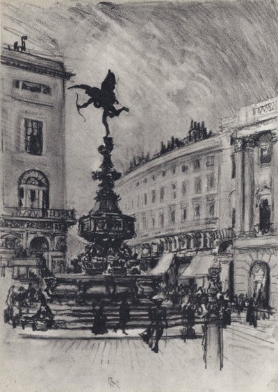 Piccadilly Circus von Joseph Pennell