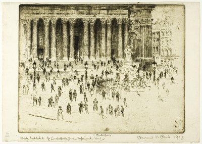 Pflaster von St. Paul von Joseph Pennell