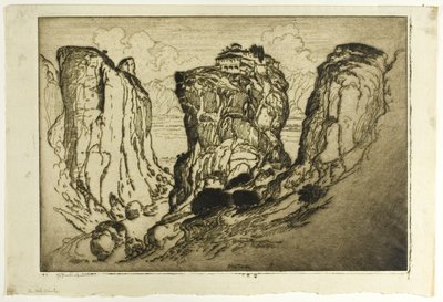 Die Heilige Dreifaltigkeit der Luftschlösser von Joseph Pennell