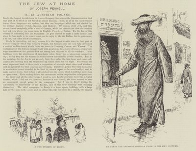 Der Jude zu Hause, von Joseph Pennell von Joseph Pennell