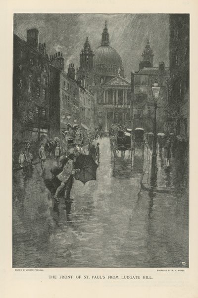 Die Vorderseite der St Paul