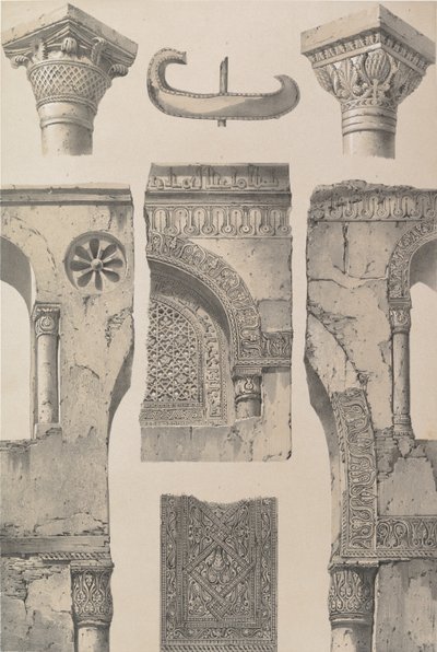 Details, Moschee von Ibn Tulun von Joseph Philibert Girault De Prangey