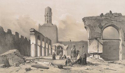 14. Moschee el Hakem, in Kairo, 1843 von Joseph Philibert Girault De Prangey