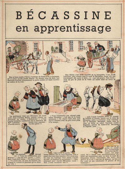 Becassine in Ausbildung von Joseph Porphyre Pinchon