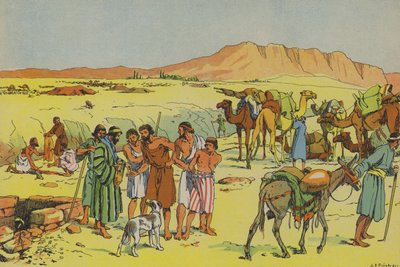 Joseph wird in die Gefangenschaft verkauft von Joseph Porphyre Pinchon