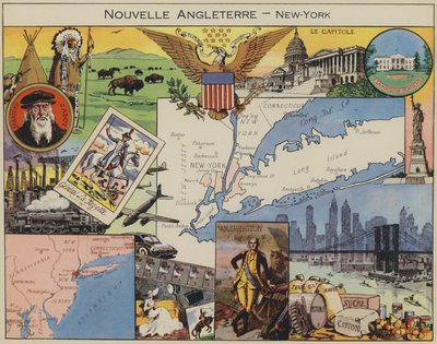 Neuengland, New York von Joseph Porphyre Pinchon