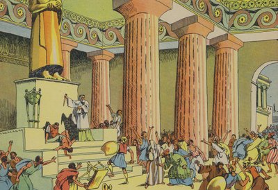 Der Aufstand des Mattathias von Joseph Porphyre Pinchon